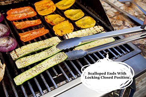 Heavy Duty BBQ Grilling Tools Set - Professional Grade 18" Long Stainless Steel 3-Piece - Grill Parts America