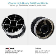 Unicook Grill Control Knob, 4 Pack with Nonslip Grip - Grill Parts America