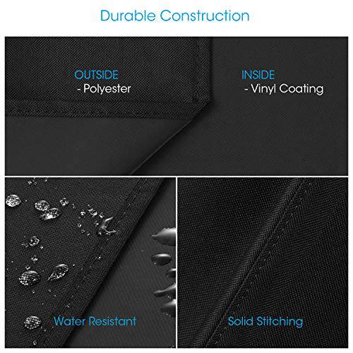 Unicook Heavy Duty Waterproof Barbecue Gas Grill Cover, 65-inch BBQ Cover, Special Fade and UV Resistant Material, Durable and Convenient, Fits Grills of Weber Char-Broil Nexgrill Brinkmann and More - Grill Parts America