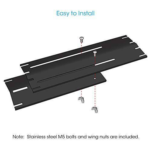 Unicook Porcelain Steel Heat Plate, Extends from 11.75" up to 21" L, Pack of 1 - Grill Parts America