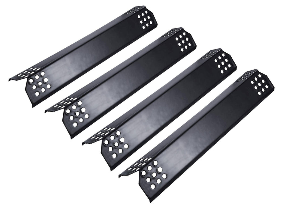 Unicook Porcelain Grill Heat Plate 4 Pack, Gas Grill Replacement Parts, 14 9/16" L Heat Shield, Flavorizer Bars, Heat Shield Plate - Grill Parts America