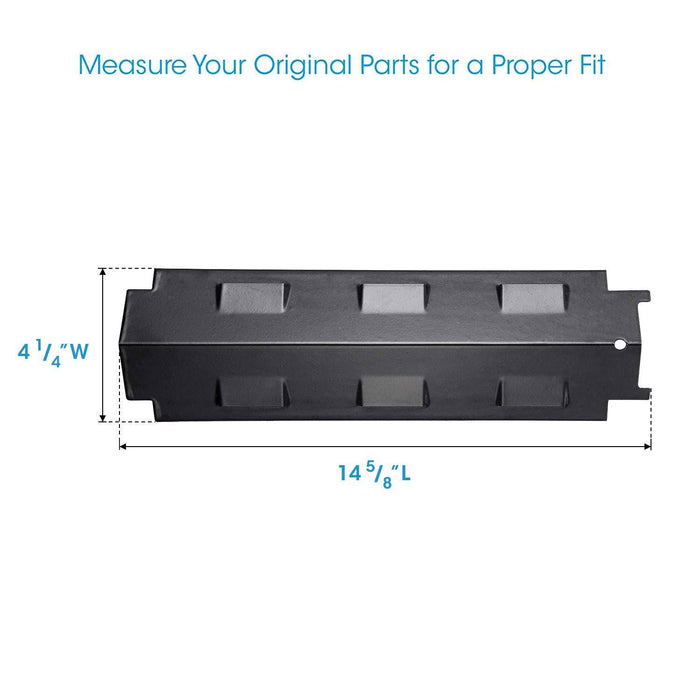 Unicook Porcelain Grill Heat Plate 4 Pack, Grill Replacement Parts, 14 5/8" L - Grill Parts America