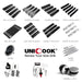 Unicook Porcelain Grill Heat Plate 4 Pack, Grill Replacement Parts, 14 5/8" L - Grill Parts America