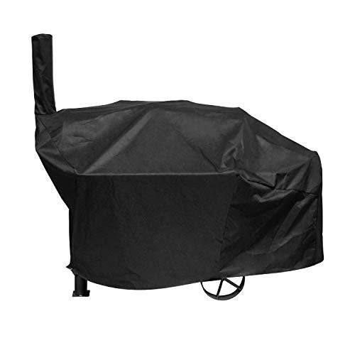 Unicook Charcoal Grill Offset Smoker Cover, Outdoor Heavy Duty Waterproof Smokestack BBQ Grill Cover - Grill Parts America