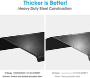 Unicook Universal Replacement Heavy Duty Adjustable Porcelain Steel Heat Plate Shield, Heat Tent, Flavorizer Bar, Burner Cover, Flame Tamer - Grill Parts America