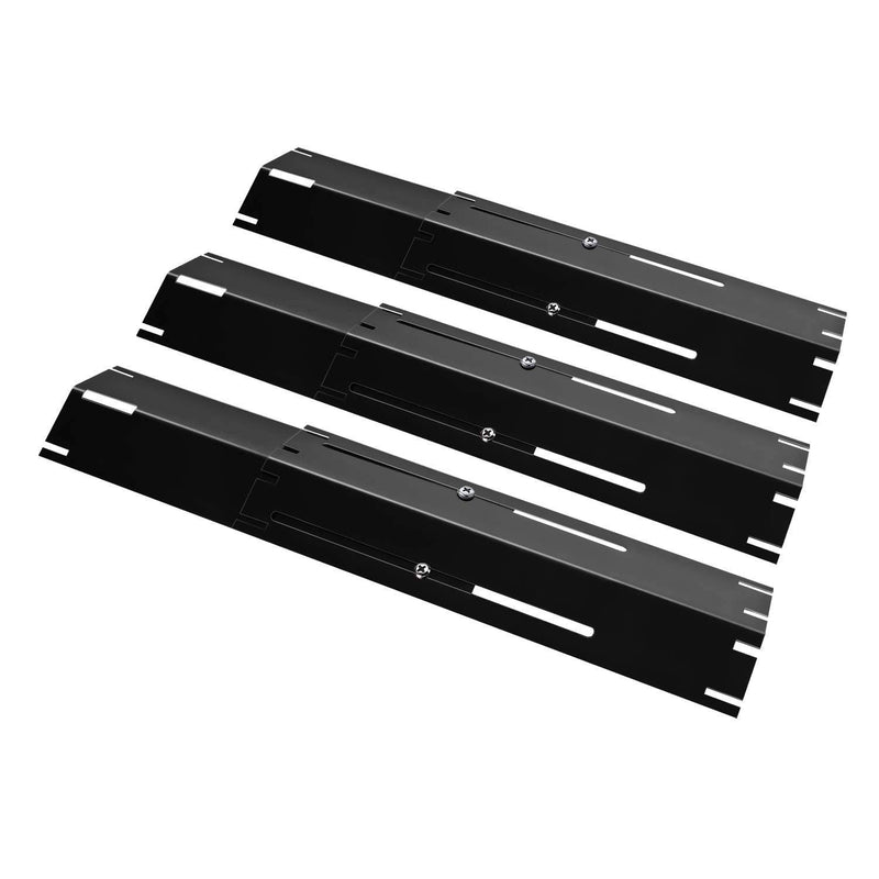 Unicook Universal Replacement Heavy Duty Adjustable Porcelain Steel Heat Plate Shield, Heat Tent, Flavorizer Bar, Burner Cover, Flame Tamer - Grill Parts America