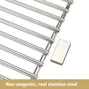 Uniflasy 17 Inches Cooking Grates for Home Depot Nexgrill 720-0830H Gas Grill, Stainless Steel Grill Cooking Grids, 2 Pack - Grill Parts America
