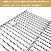 Uniflasy 17 Inches Cooking Grates for Home Depot Nexgrill 720-0830H Gas Grill, Stainless Steel Grill Cooking Grids, 2 Pack - Grill Parts America