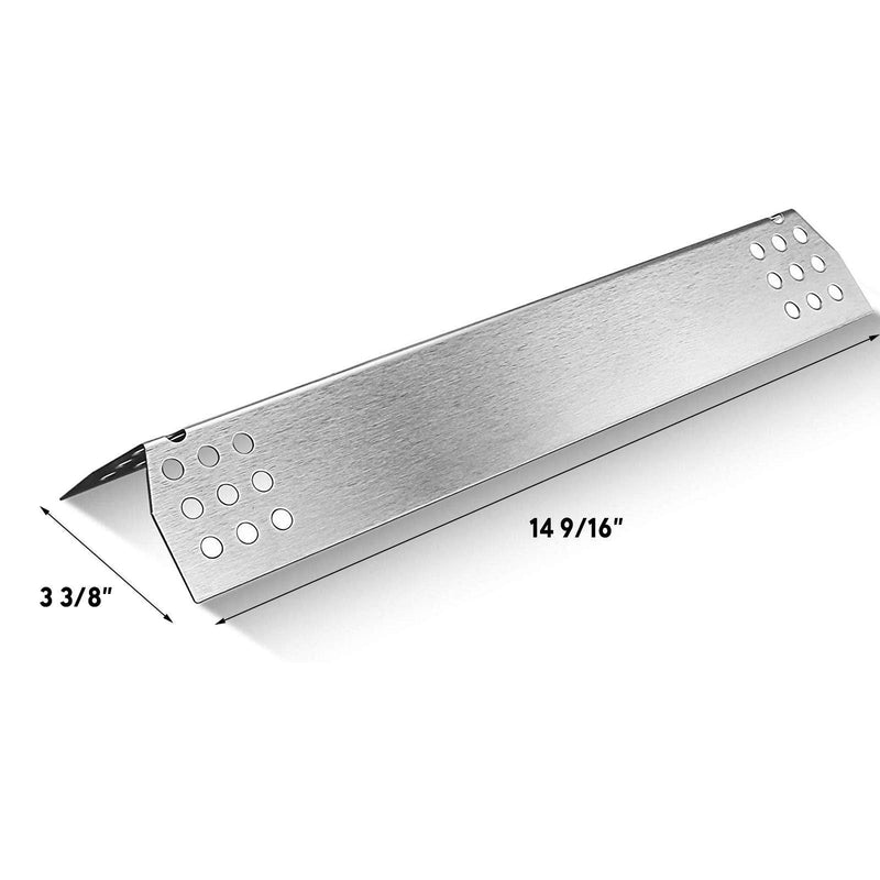 Uniflasy Grill Burner and Heat Plates Shield Replacement Parts Kit Nexgrill 720-0830H, 720-0830D, 4 Pack - Grill Parts America