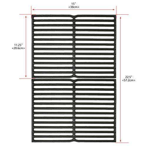Uniflasy 15 Inch Cast Iron Grill Cooking Grid Grate - Grill Parts America