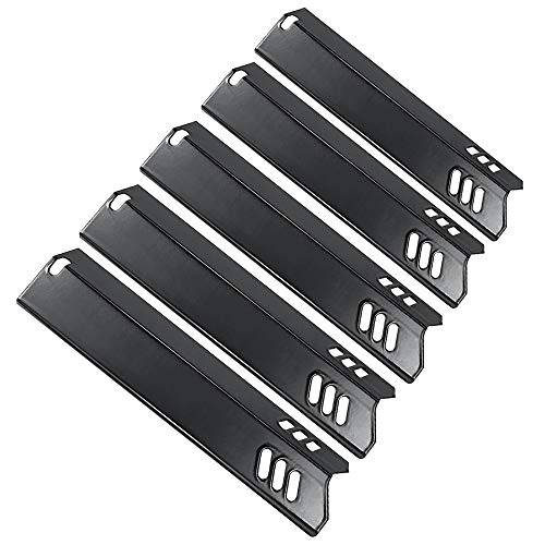 Uniflasy 15 Inch Grill Heat Plate Shield, Burner Cover, Flame Tamer for Dyna-glo Porcelain Steel 5PK - Grill Parts America