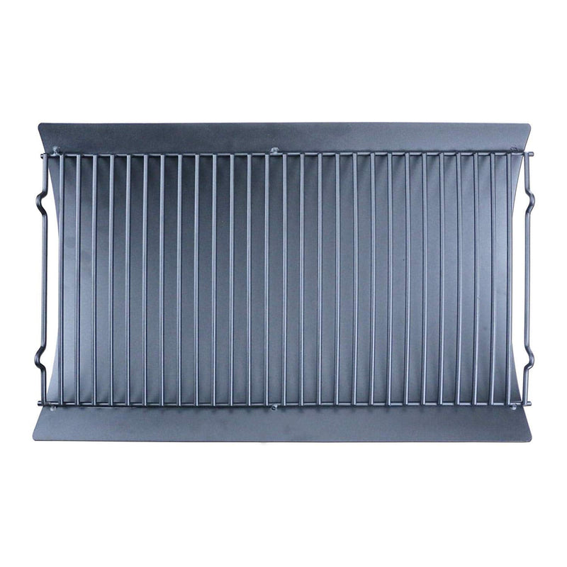 Uniflasy 20 Inches Ash Pan/Drip Pan, Replacement Part with 2pcs Fire Grate Hanger - Grill Parts America