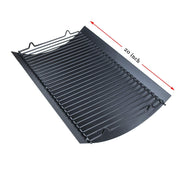 Uniflasy 20 Inches Ash Pan/Drip Pan, Replacement Part with 2pcs Fire Grate Hanger - Grill Parts America