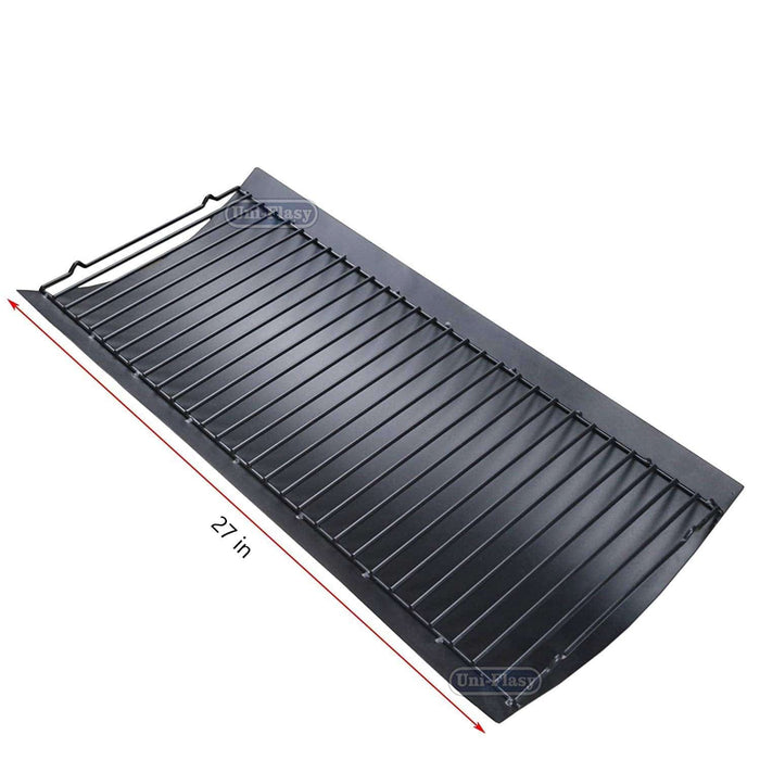 Uniflasy 27 Inches Ash Pan/Drip Pan for Chargriller 1224, 1324, 2121, 2222, 2727, 2828, 2929 Charcoal Grills, Charbroil 17302056 - Grill Parts America