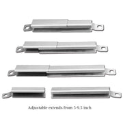 Uniflasy Grill Heat Plates Shield Tent, Burner Tube and Crossover Channel Tube Replacement Parts Kit for Kenmore - Grill Parts America