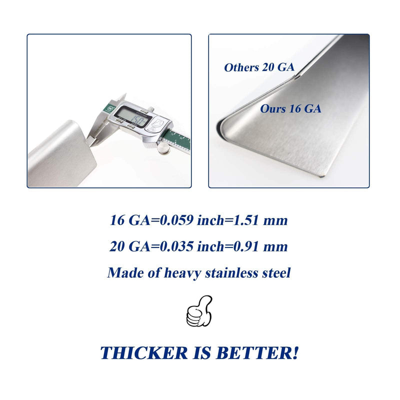 Utheer 7620 Grill Flavor Bars 17.5 Inch for Weber Genesis 300 Series E310 S310 E320 E330 EP310 EP320 EP330 Gas Grill Replacement Parts (Front Mounted Control Panel), 16 GA Non Magnetic Stainless Steel - Grill Parts America