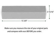 VICOOL 15 3/8'' Grill Heat Plate Replacement for Brinkmann 810-3660-S, 810-2511-S - Grill Parts America