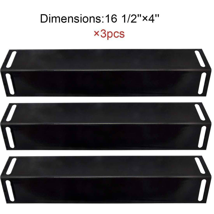 Vicool hyJ215A 16 1/2 x 4 Inches Porcelain Steel Heat Plate - Grill Parts America