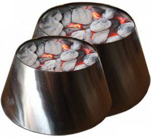 VORTEX (IN)DIRECT HEAT for Charcoal Grills, Medium Size - Fits Weber Kettle 22 26.75 WSM Smokey Mountain XL Kamado XL Big Green Egg - Grill Parts America