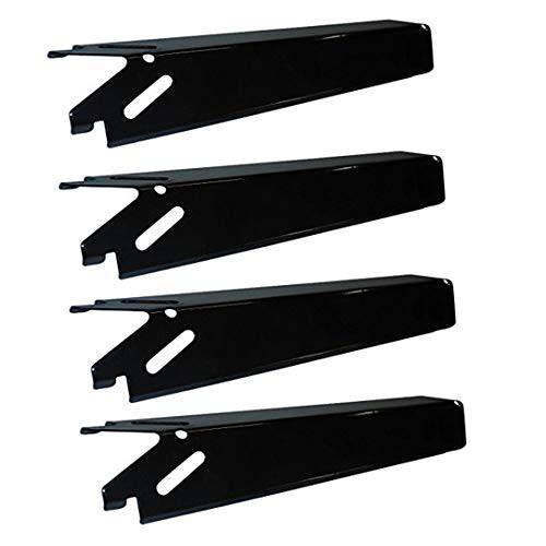 Votenli P9943A(4-Pack) 14 7/8 inches Porcelain Steel Heat Plates Replacement for Brinkmann 810-4221-S, 810-6420-S - Grill Parts America