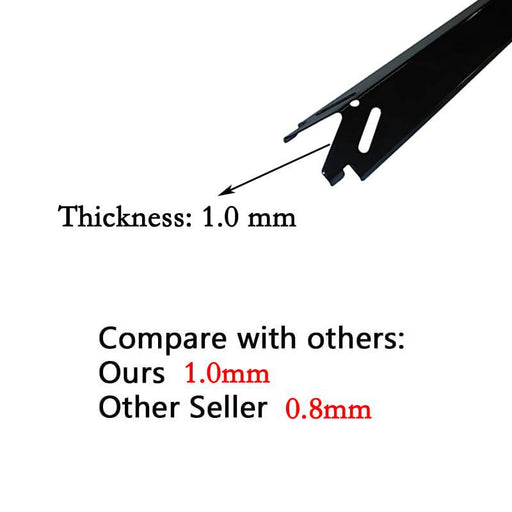 Votenli P9943A(4-Pack) 14 7/8 inches Porcelain Steel Heat Plates Replacement for Brinkmann 810-4221-S, 810-6420-S - Grill Parts America