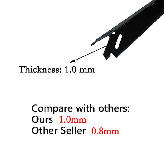 Votenli P9943A(4-Pack) 14 7/8 inches Porcelain Steel Heat Plates Replacement for Brinkmann 810-4221-S, 810-6420-S - Grill Parts America