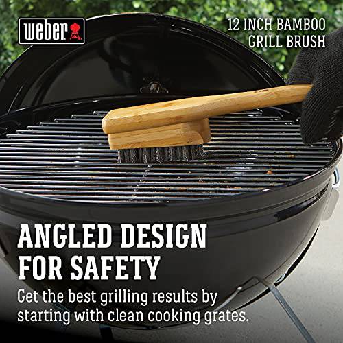 Weber 12" Bamboo Grill Brush - Grill Parts America