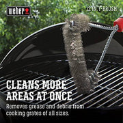 Weber 12" Three-Sided Grill Brush - Grill Parts America