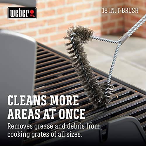 Weber 18" Three-Sided Grill Brush - Grill Parts America