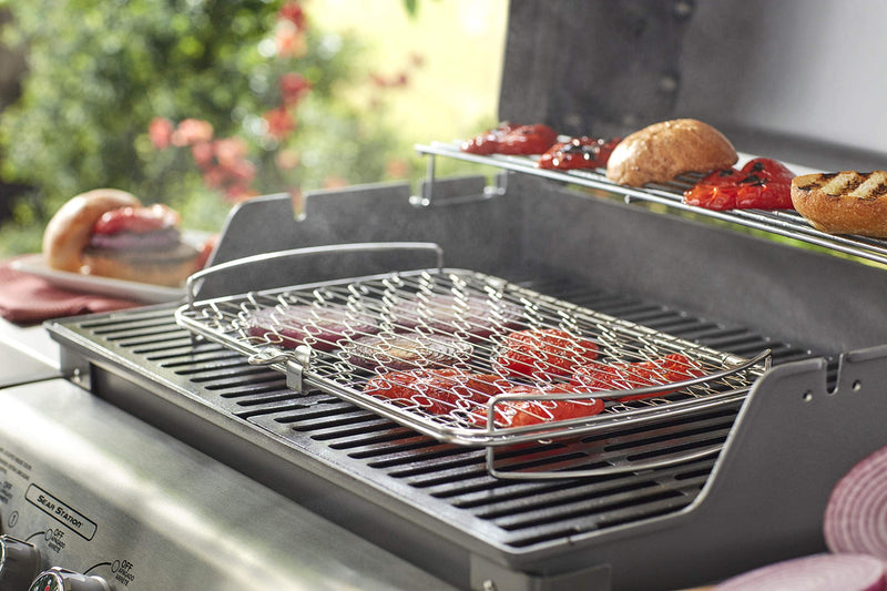 Weber 6471 Original Stainless Steel Fish Basket, Large - Grill Parts America