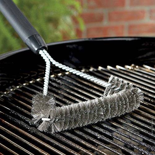 Weber 6494 12-Inch 3-Sided Grill Brush — Grill Parts America Weber 6494 12-Inch 3-Sided Grill Brush — Grill Parts America