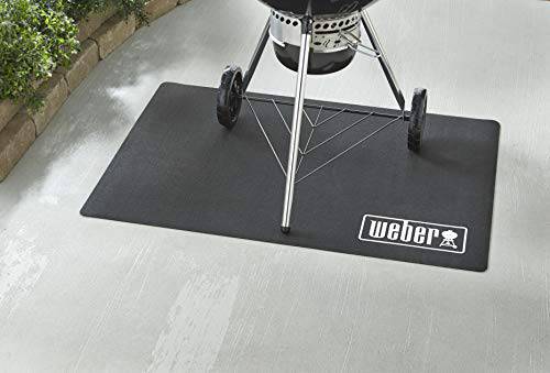 Weber 7696 Protection Floor Mat, Black - Grill Parts America