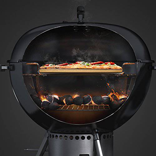 Weber 8836 Gourmet BBQ System Pizza Stone with Carry Rack - Grill Parts America