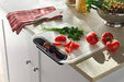 Weber Cutting Board with Catch Bin, White - Grill Parts America