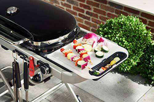 Weber Cutting Board with Catch Bin, White - Grill Parts America