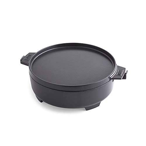 Weber Duo Dutch Oven, 7.25 quarts, Black - Grill Parts America