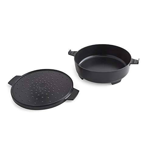 Weber Duo Dutch Oven, 7.25 quarts, Black - Grill Parts America