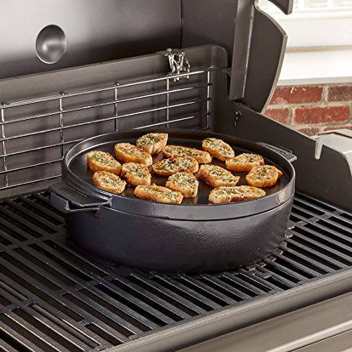 Weber Duo Dutch Oven, 7.25 quarts, Black - Grill Parts America