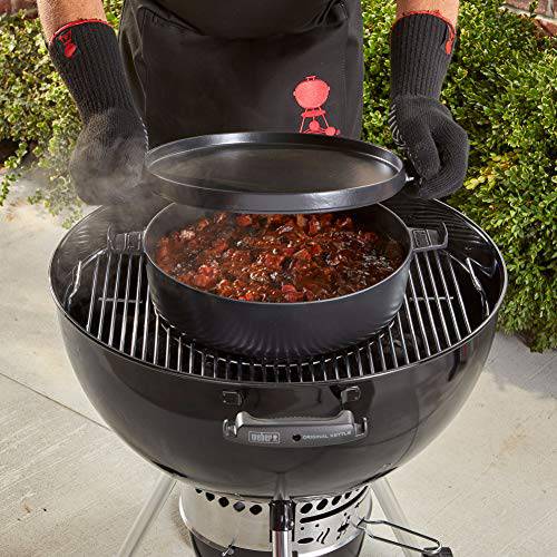 Weber Duo Dutch Oven, 7.25 quarts, Black - Grill Parts America