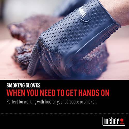 Weber Silicone Grilling Gloves, Black - Grill Parts America