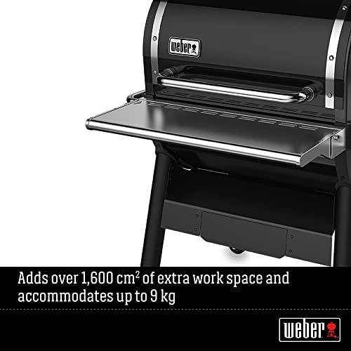 Weber SmokeFire EX4 Folding Front Shelf, Silver - Grill Parts America