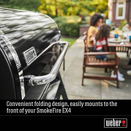 Weber SmokeFire EX4 Folding Front Shelf, Silver - Grill Parts America