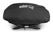 Weber 7117 Premium Grill Cover, Fits Q 100/1000 Series, Black - Grill Parts America