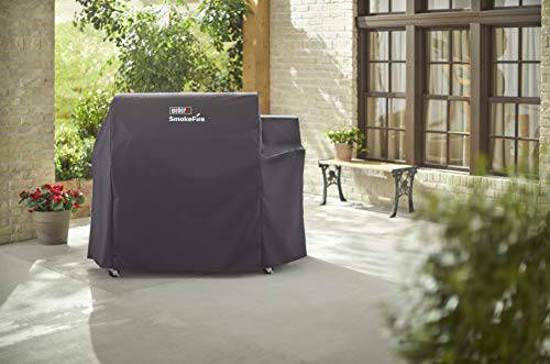 Weber 7191 36 Inch SmokeFire Cover, Black - Grill Parts America
