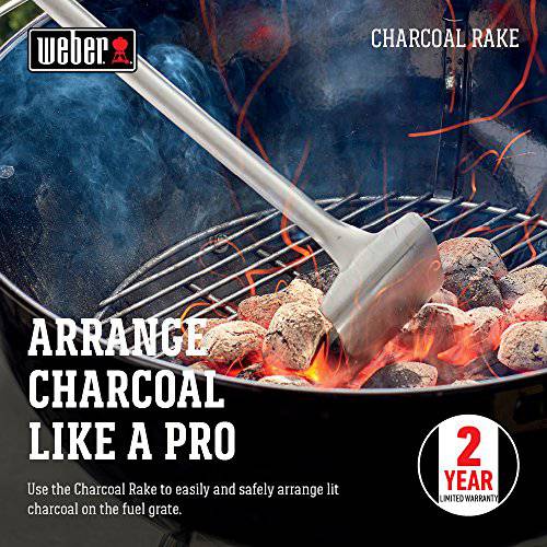 Weber 7649 Charcoal Rake, 21in x 3.9in x 1.9in - Grill Parts America