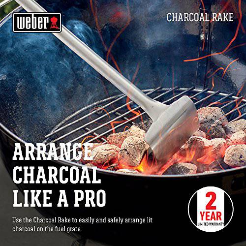 Weber 7649 Charcoal Rake, 21in x 3.9in x 1.9in - Grill Parts America