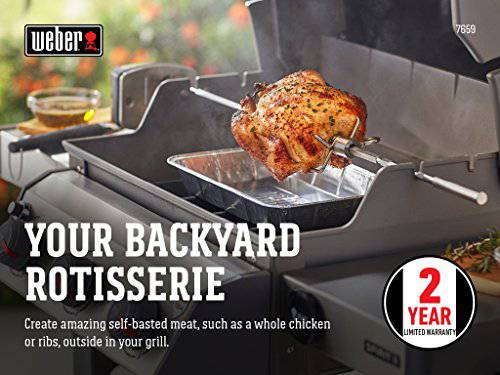 Weber 7659 Spirit Rotisserie Grill Accessory - Grill Parts America