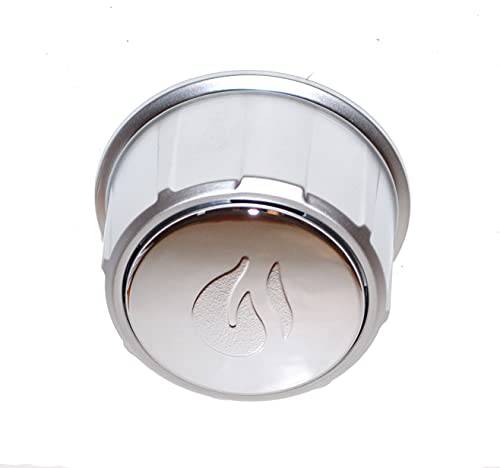 Weber 68847 1-15/16" Chrome Sear Burner Knob for Spirit 335, Years 2019+ (with Up Front Controls). - Grill Parts America