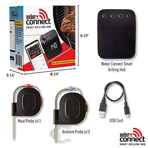 Weber Connect Smart Grilling Hub, Black — Grill Parts America