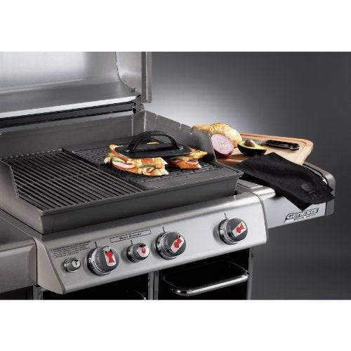 Weber 7566 Porcelain-Enameled Cast Iron Grill Griddle for Genesis 300 Series - Grill Parts America